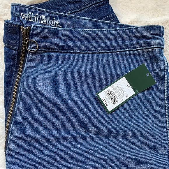 Wild Fable Two-Tone Denim Skirt - Picture 4 of 4